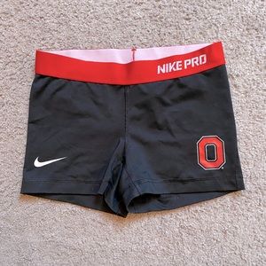 Nike pro OSU compression shorts